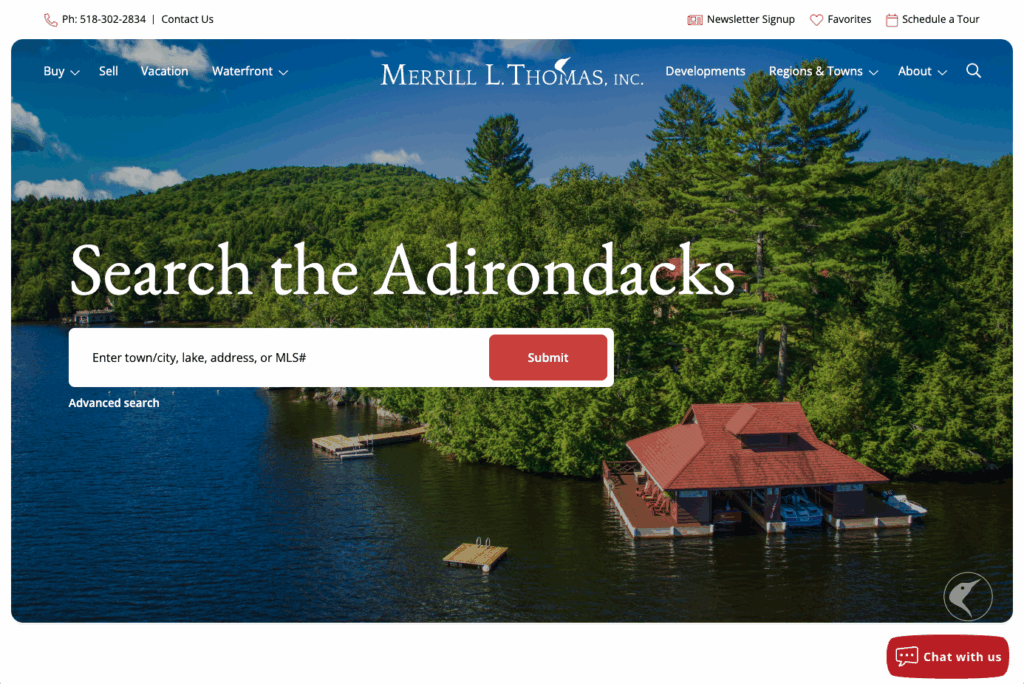 Merrill L. Thomas website homepage